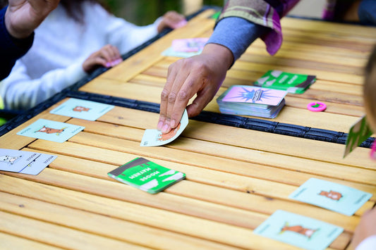 Blue Orange India | Moose Match Mayhem - by Taco Cat Goat Cheese Pizza | A Wild Adventure, Speed-Matching Card Game! Easy, Fast and Fun for Family Game Night for Kids Ages 7+, Teens, Adults