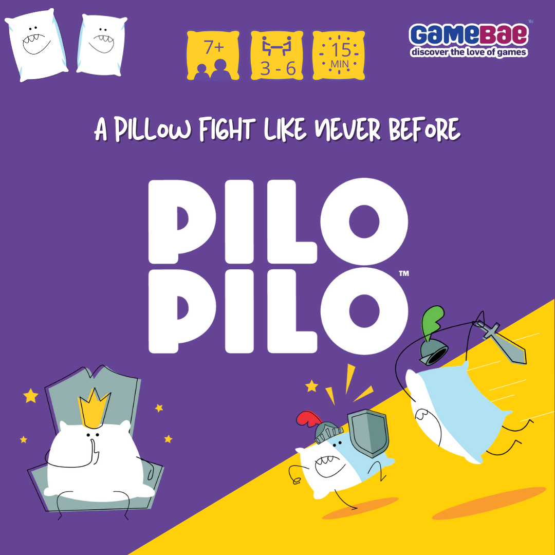 Blue Orange Pilo Pilo Card Game, 2-6 Players, Ages 7+, 15 Minutes Playing Time