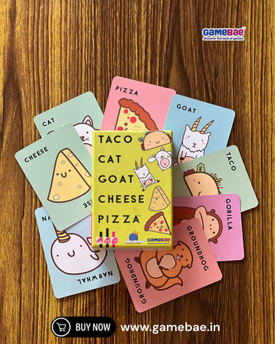 Get ready for endless laughs & lightning-fast reflexes with Taco Cat Goat Cheese Pizza!