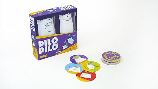 Blue Orange Pilo Pilo Card Game, 2-6 Players, Ages 7+, 15 Minutes Playing Time