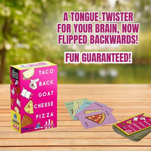 Taco Cat Goat Cheese Pizza (Flipside) Expansion Pack Party Game & Travel Card Game | Great Gift for Kids, Teens & Adults | Ages 8+ | 2-8 Players